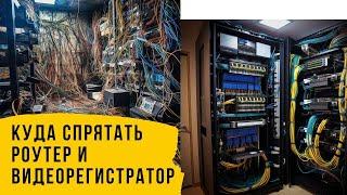 Куда убрать роутер и видеорегистратор. Топовый телекоммуникационный шкаф CABEUS WSC-8U.