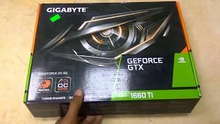 GTX 1660 Ti Nvidia Gaming WINDFORCE OC 6G Unboxing