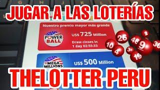 THELOTTER PERU COMO FUNCIONA THE LOTTER PERU ES CONFIABLE PARA JUGAR MEGA MILLONES Y POWERBALL