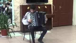 Соло на баяне: Мадаминов Тимур. Попури./Solo accordion: Madaminov Timur. Popuri.