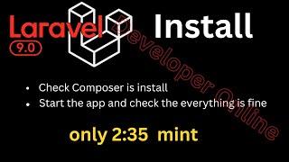 How to Install Laravel 9 on windows 10