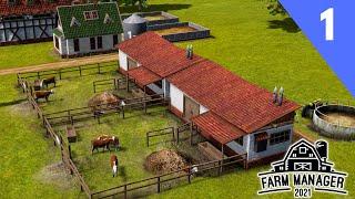 STARTING OUT ROUGH - Farm Manager 2021 - 01- Farm Manager 2021 Gameplay Lets Play