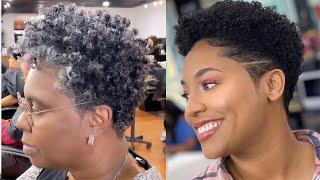 New Short Hairstyle Transformation for Black Women | Wendy Styles