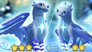 Snoggletog Light Fury Evolved/Upgraded to 3-Stars "Alpha/Titan Wing" | Dragons: Titan Uprising