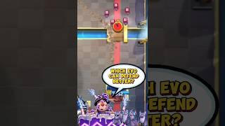 Best Evolutions against Miner + Bats | who defends the best in Clash Royale #clashroyale #shorts