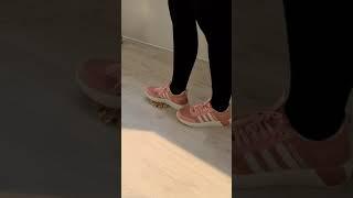 food crush in Adidas sneakers