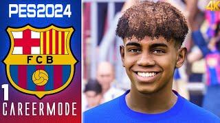 BARCELONA MODDED CAREER MODE #1 || THE FUTURE IS BRIGHT WITH LAMINE YAMAL AS WONDERKID