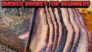 Smoked Brisket for beginners. Cooked on Masterbuilt Sportsman elite.