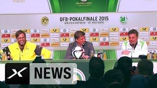 Jürgen Klopp & Dieter Hecking: Spaß-Duett bei Final-PK | Borussia Dortmund - VfL Wolfsburg