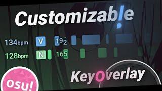 Customizable In-game Key Overlay - osu!