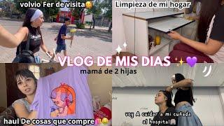 VLOG DE MIS DIAS MAMÁ DE 2 HAUL DE COSAS QUE COMPRÉ️ LIMPIEZA DE MI HOGAR VOLVIÓ FER