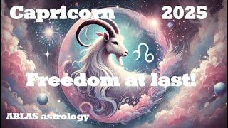 Horoscope Capricorn 2025. A year marked by opening doors to new horizons. Freedom at last!