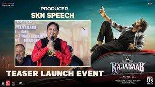 Producer SKN Speech at The RajaSaab Teaser Launch Event | Prabhas | Maruthi | Thaman S