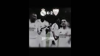 The last celebration | Real Madrid VS Sevilla #football #shorts #edit #mbappe #realmadrid #viral