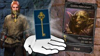 Gambling A GOLDEN KEY to the Goblin Merchant | Dark and Darker