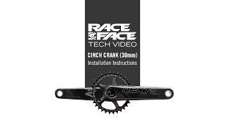 Race Face Cinch Crankset Installation Video (30mm spindle)