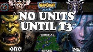 Grubby | Warcraft 3 TFT | 1.29 | ORC v NE on Terenas Stand - No Units Until T3