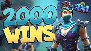 2000 WINS in Realm Royale + Beating my Solo Kill Record!