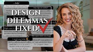 You Ask, I Design | Your TOP Interior Design Questions Answered