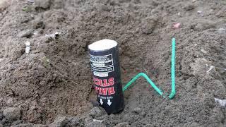 Can you light fireworks in the dirt?