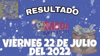 RESULTADOS MEGAMILLONES DEL VIERNES 22 DE JULIO DEL 2022 $660,000,000/LOTERIA DE ESTADOS UNIDOS