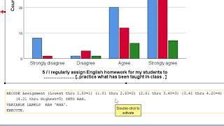How to analyze Likert scale through chi-square and interpret the results
