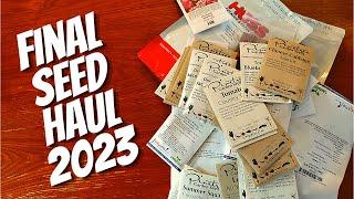 Final Seed Haul 2023 | SuperSeeds.Com Seed Haul | Pinetree Garden Seeds Seed Haul | Garden Zone 6