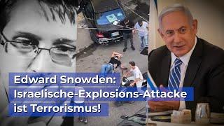 Edward Snowden: Explosionsangriff ist ein Akt des Terrorismus!