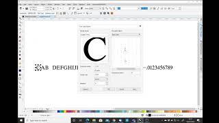 Using CorelDraw to create a True Type Font