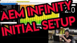 AEM Infinity ECU Initial Setup For First Start, Building A Tune File