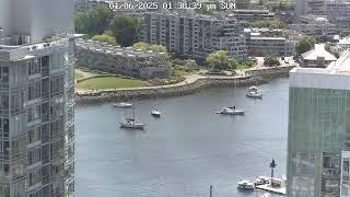  Live | False Creek Ferry Dock Cam – 24/7 Vancouver Waterfront Stream