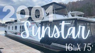 2001 Sunstar 16' x 75' Houseboat for Sale by HouseboatsBuyTerry.com