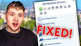 Fixing The Sims 4 Businesses & Hobbies so it isn't as bad