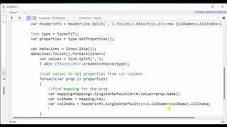 Import CSV data into objects in C# with mappings for column and property names | Generic method