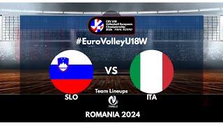 𝐋𝐈𝐕𝐄 | SLO  ITA | CEV U18W - Final Round
