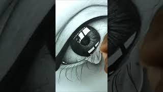 Realistic eyes pencil sketch  #shorts