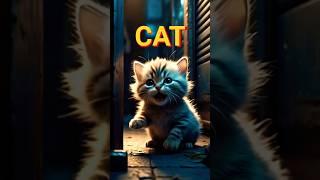 बारिश में भीगती भूखी बिल्ली #cat #shorts #kahani | Cat Story