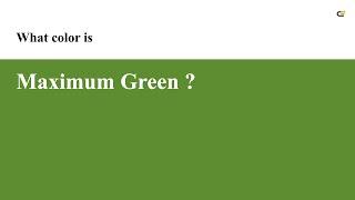 Maximum Green color #5e8c31 hex color - Green color - Warm color 5e8c31