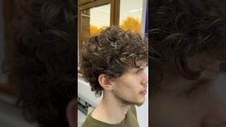 Мужская стрижка кудрявых волос ‍ Подписывайся short #shorts #мужскаястрижка #haircutmen