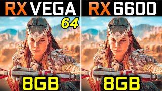 RX Vega 64 Vs. RX 6600 | 1080p and 1440p | New Games Benchmarks