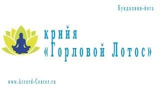 Крийя "Горловой Лотос"  Галина Гапон