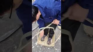 Bamboo weaving. Bamboo handicraft art by the artisan's hands. Top good videos #154