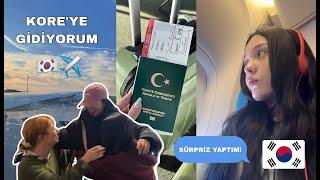 [VLOG]𐙚 KORE’YE GİDİYORUM ! ️ Arkadaşlarıma Sürpriz Yaptım 🫢