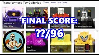 TEST YOUR TF COLLECTION! Scoring my Transformers from Seibertron's Random Toy Gallery!