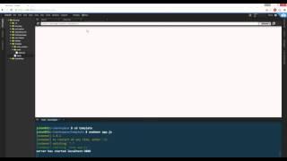 Node Express Tutorial - how to install templating engine ejs Part 2