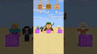 HELP Herobrine To Power Up And Throw A Bedrock Into The Line #friendship #shorts #trending #anime