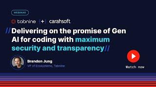 Delivering on the promise of gen AI for coding with maximum security and transparency