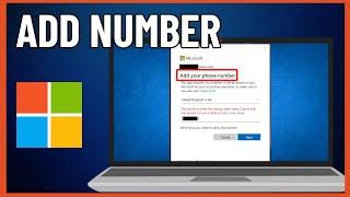 How to Add Phone Number to Microsoft Account | Step by Step (2024)