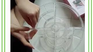Kệ Mỹ Phẩm Đa Năng Xoay 360 Độ Nhựa Mica Siêu Bền Trong Suốt