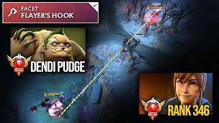 DENDI Testing Pudge's Second Aspect [Flayer's Hook] in 7.36b | Pudge Official